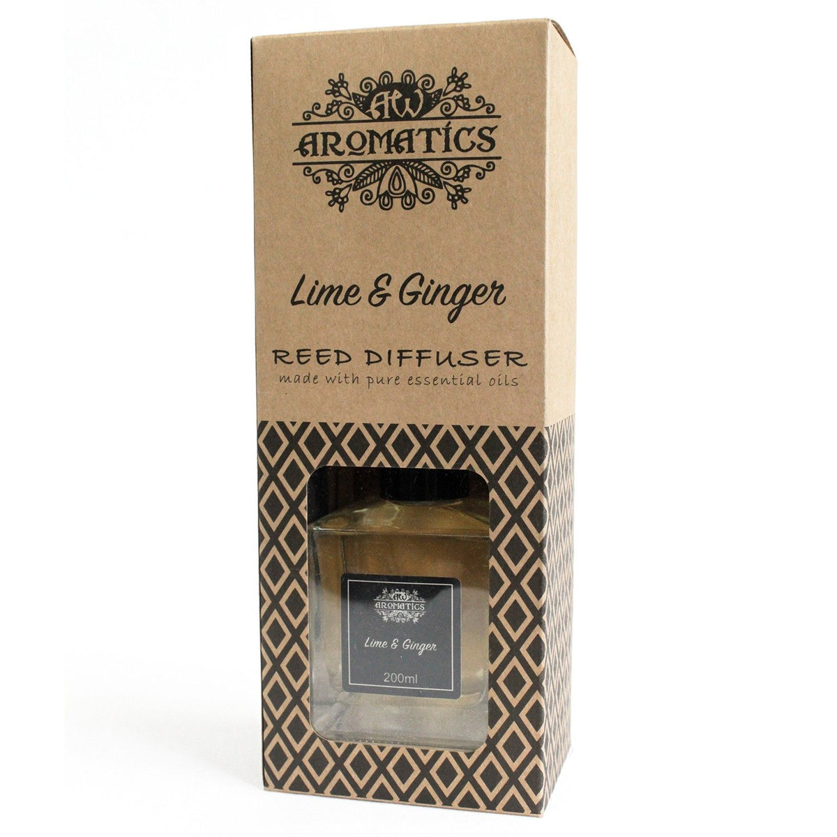 200 ml Limetten-Ingwer-Diffuser mit ätherischem Öl