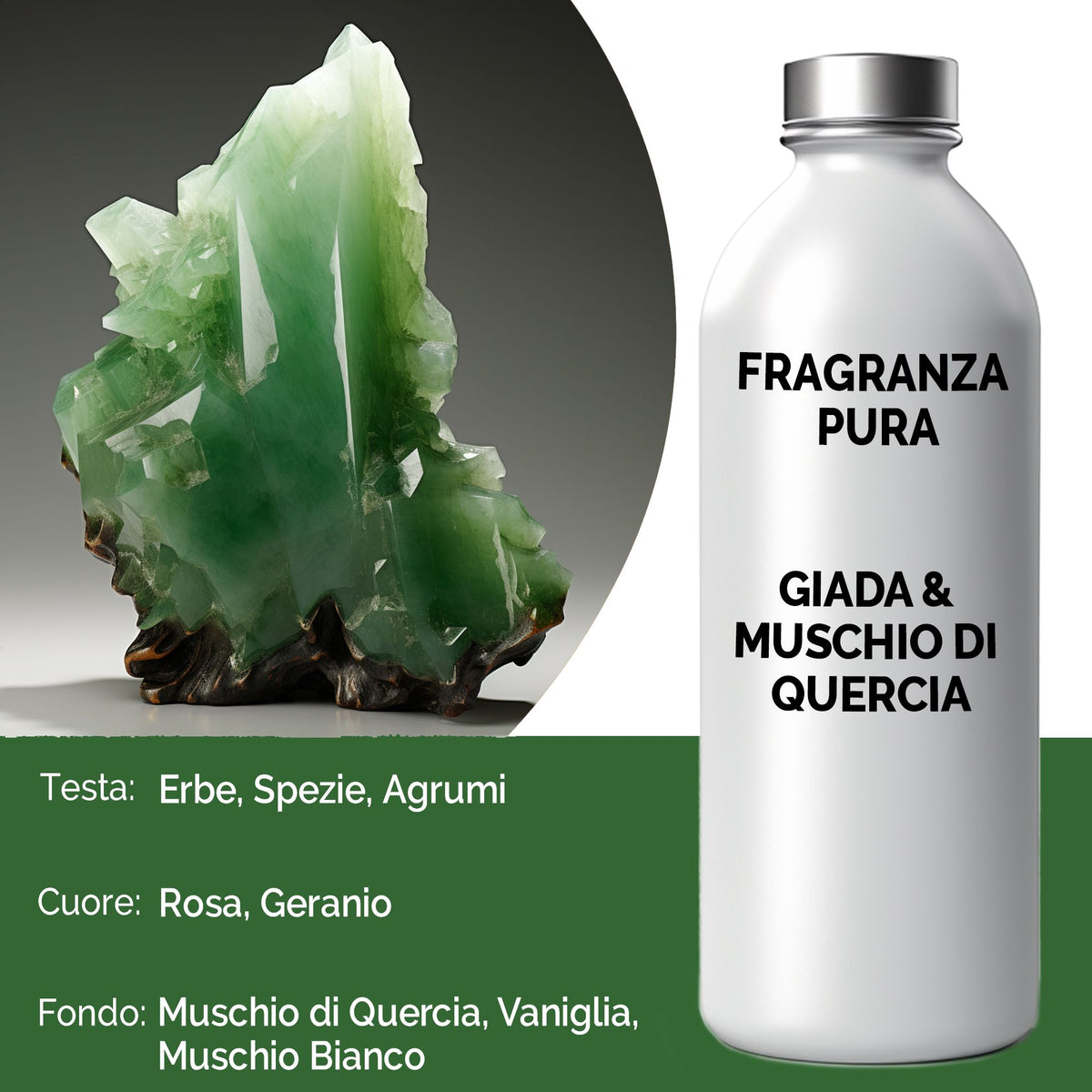 500ml (Rein) FO - Kühle Jade & Eichenmoos