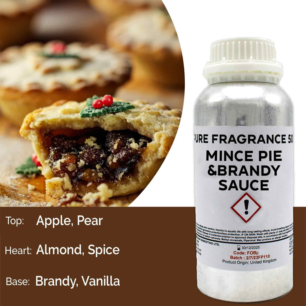 Mince Pie And Brandy Sauce Pure Fragrance Oil - 500ml - BLAKK Home Fragrance