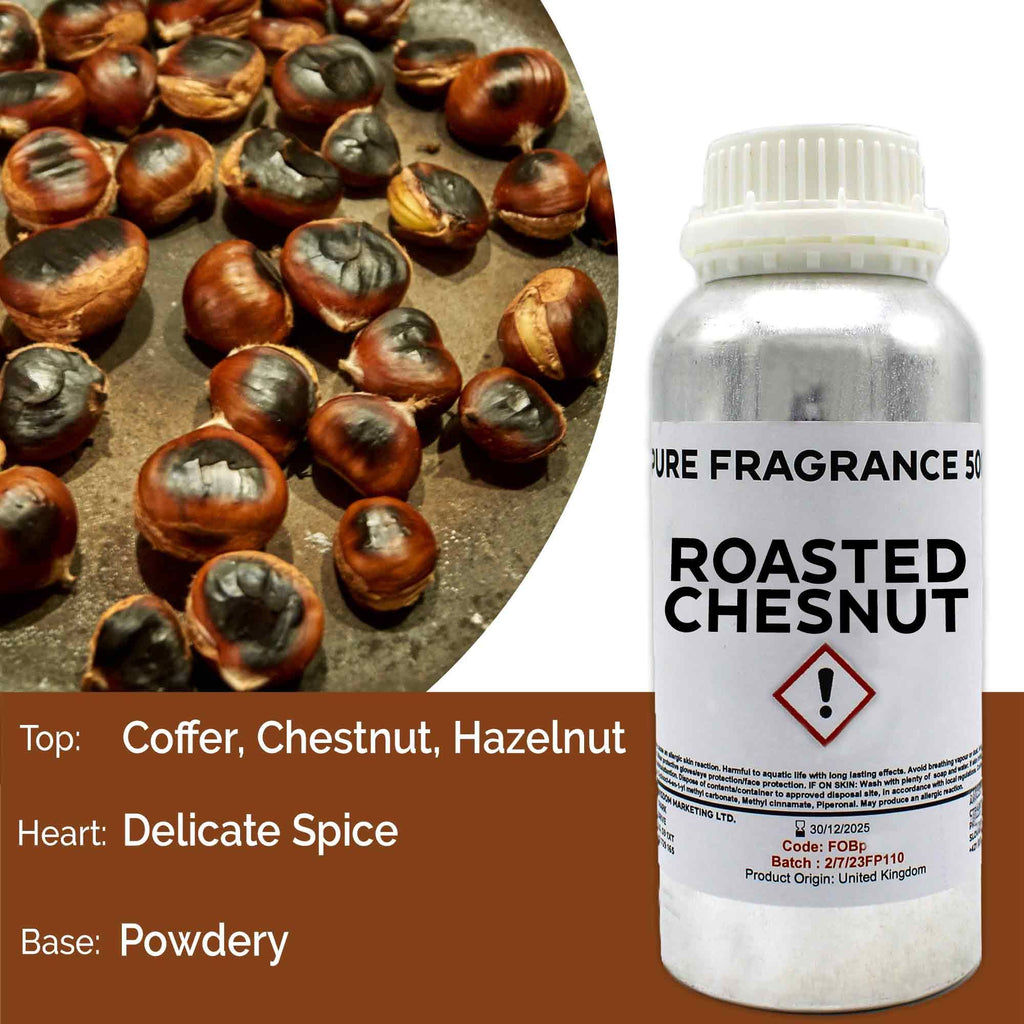 Roasted Chestnut Pure Fragrance Oil - 500ml - BLAKK Home Fragrance