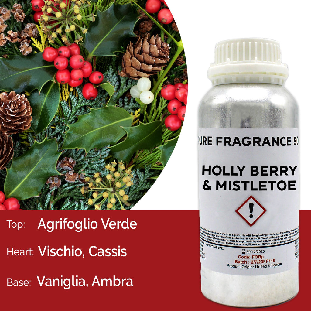 Czysty olejek zapachowy Holly Berry & Mistletoe - 500ml