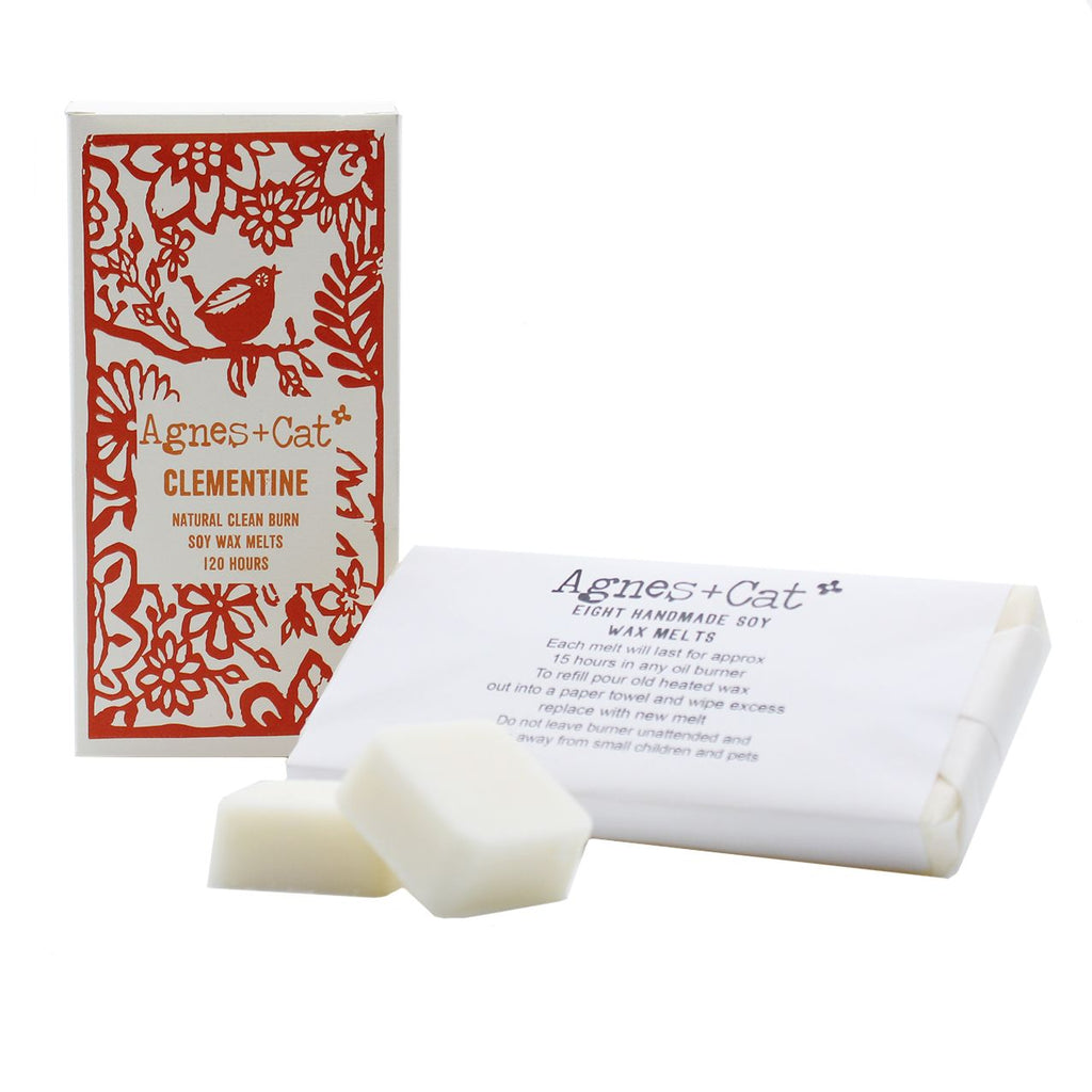 Box of 8 Wax Melts - Clementine - BLAKK Home Fragrance