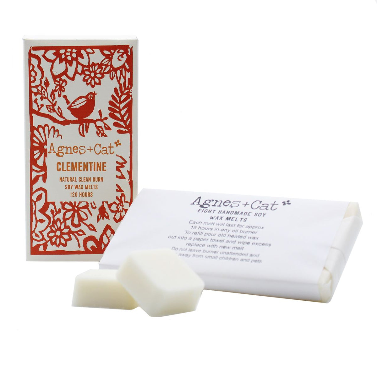 Box of 8 Wax Melts - Clementine - BLAKK Home Fragrance