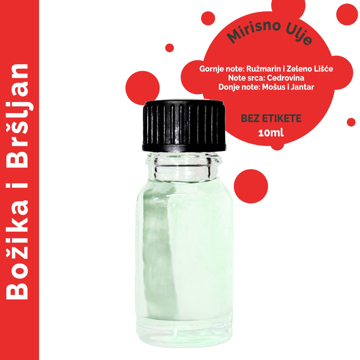Olejek zapachowy Holly & Ivy 10ml - Biała etykieta