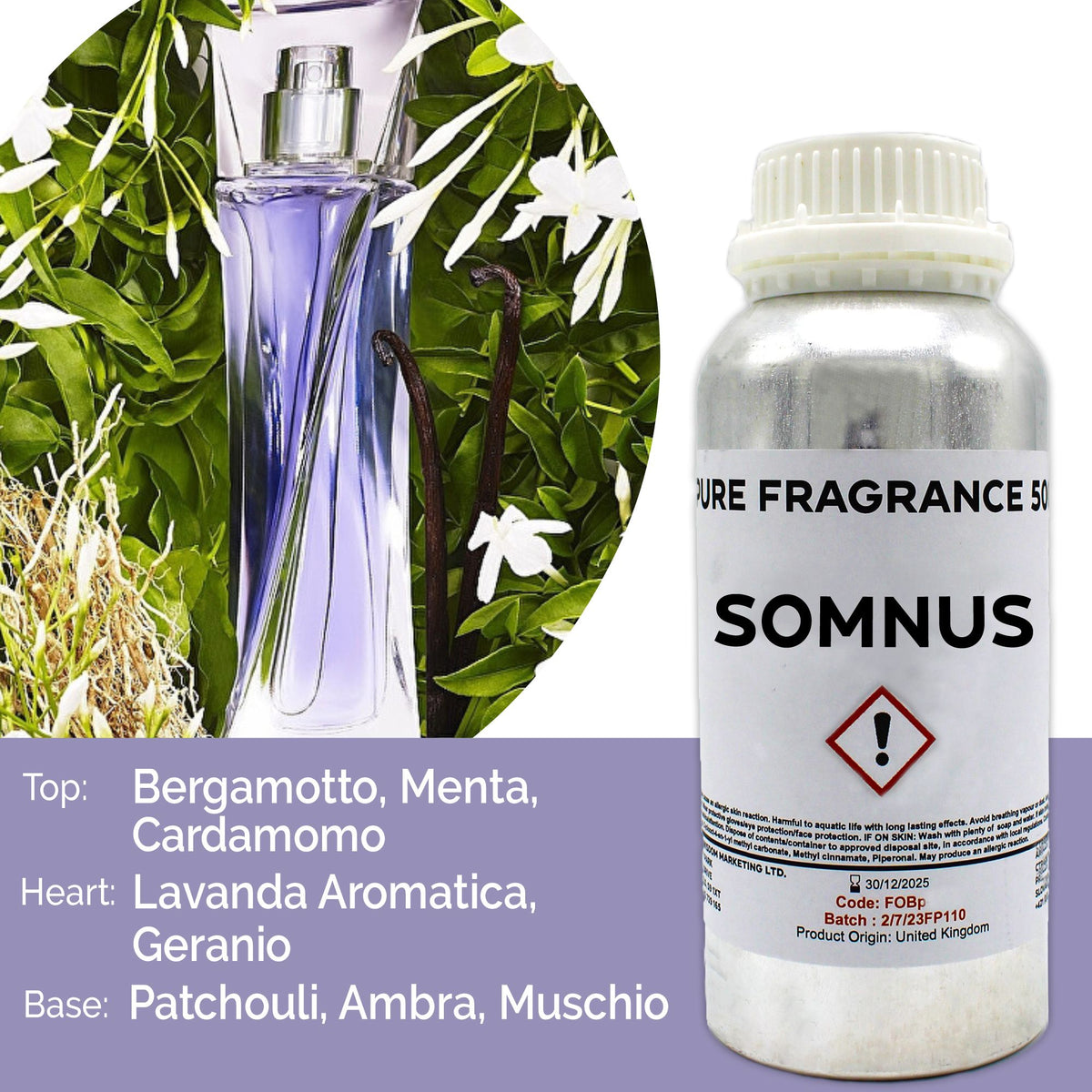 Somnus Reines Duftöl - 500ml