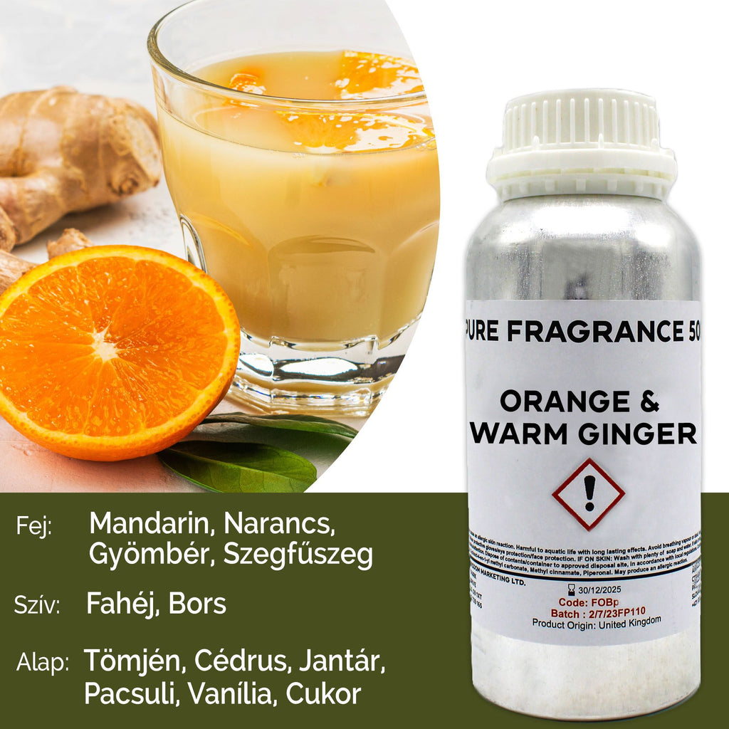 Reines Duftöl Orange & Warmer Ingwer – 500 ml