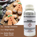 Warm Gingerbread Pure Fragrance Oil - 500ml - BLAKK Home Fragrance