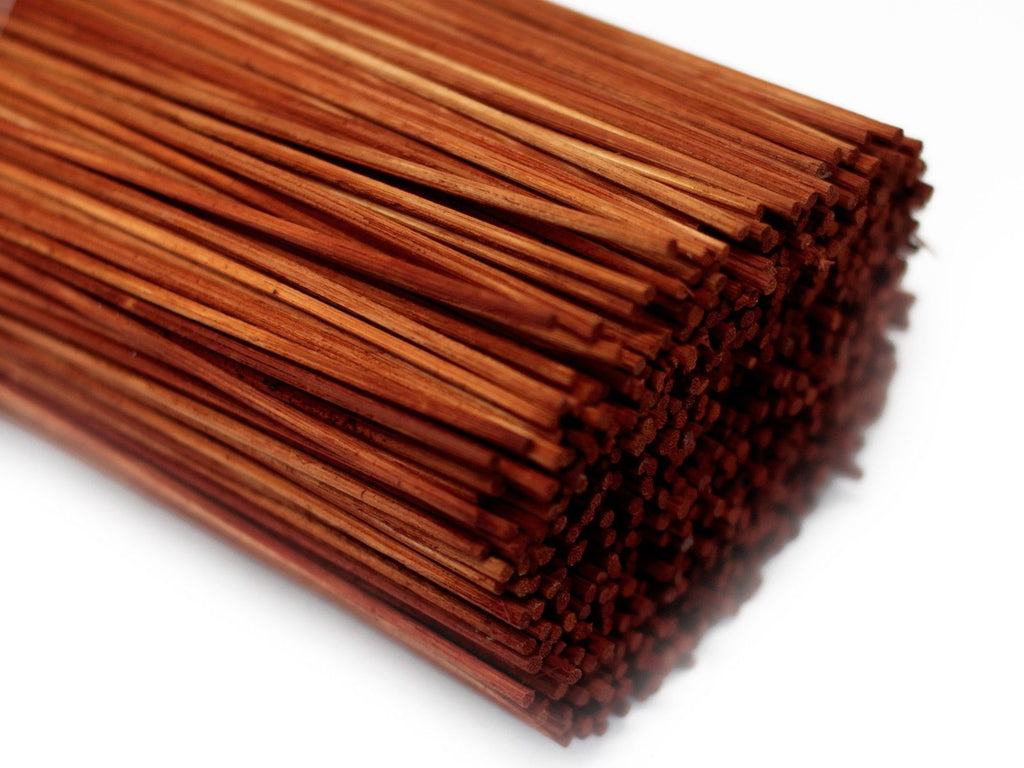 Dunkelbraune Rattanstäbchen für Diffuser - 25cm x 3mm - 500g
