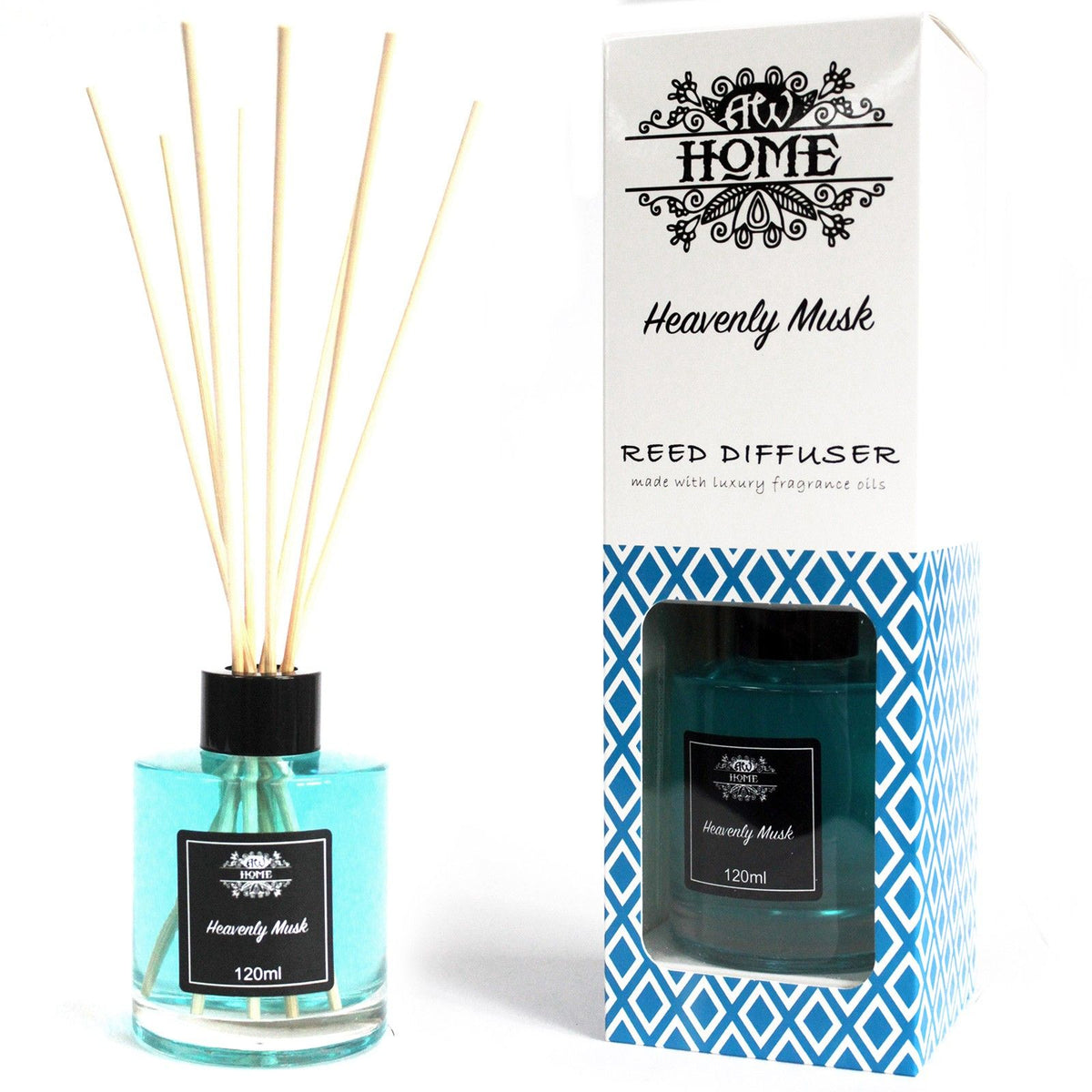 120ml Reed Diffuser - Heavenly Musk - BLAKK Home Fragrance