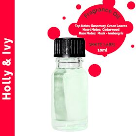Olejek zapachowy Holly & Ivy 10ml - Biała etykieta