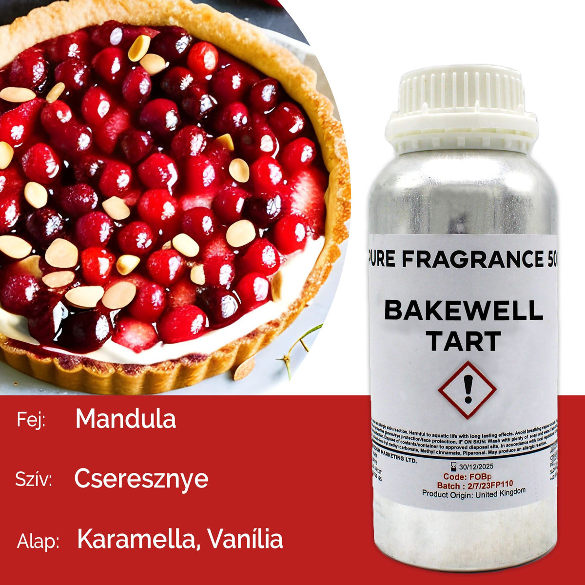 Bakewell Tart Pure Fragrance Oil - 500ml