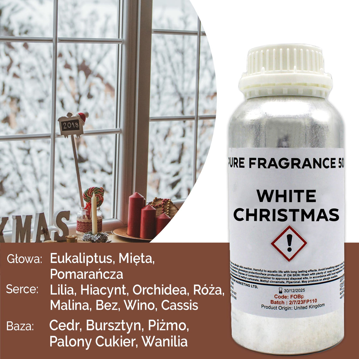 Weihnachten Pur Duftöl - 500ml