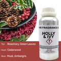Holly and Ivy Pure Fragrance Oil - 500ml - BLAKK Home Fragrance