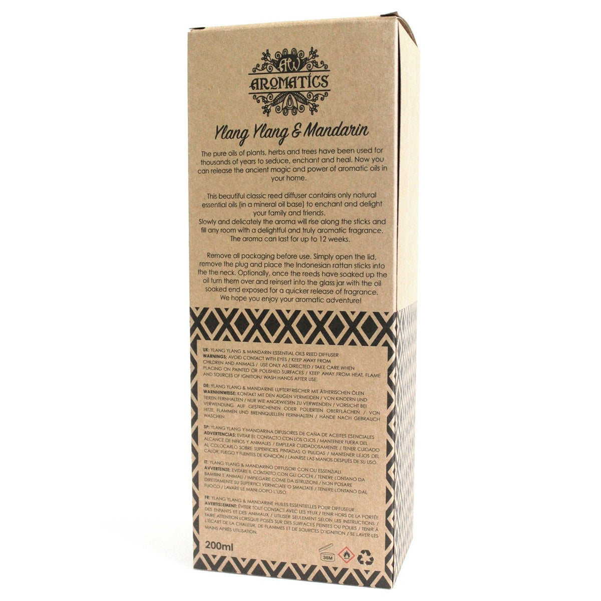 200ml Ylang Ylang & Mandarine Raumduft-Diffuser