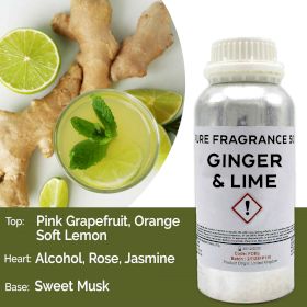 Ingwer & Limette Reines Duftöl - 500ml