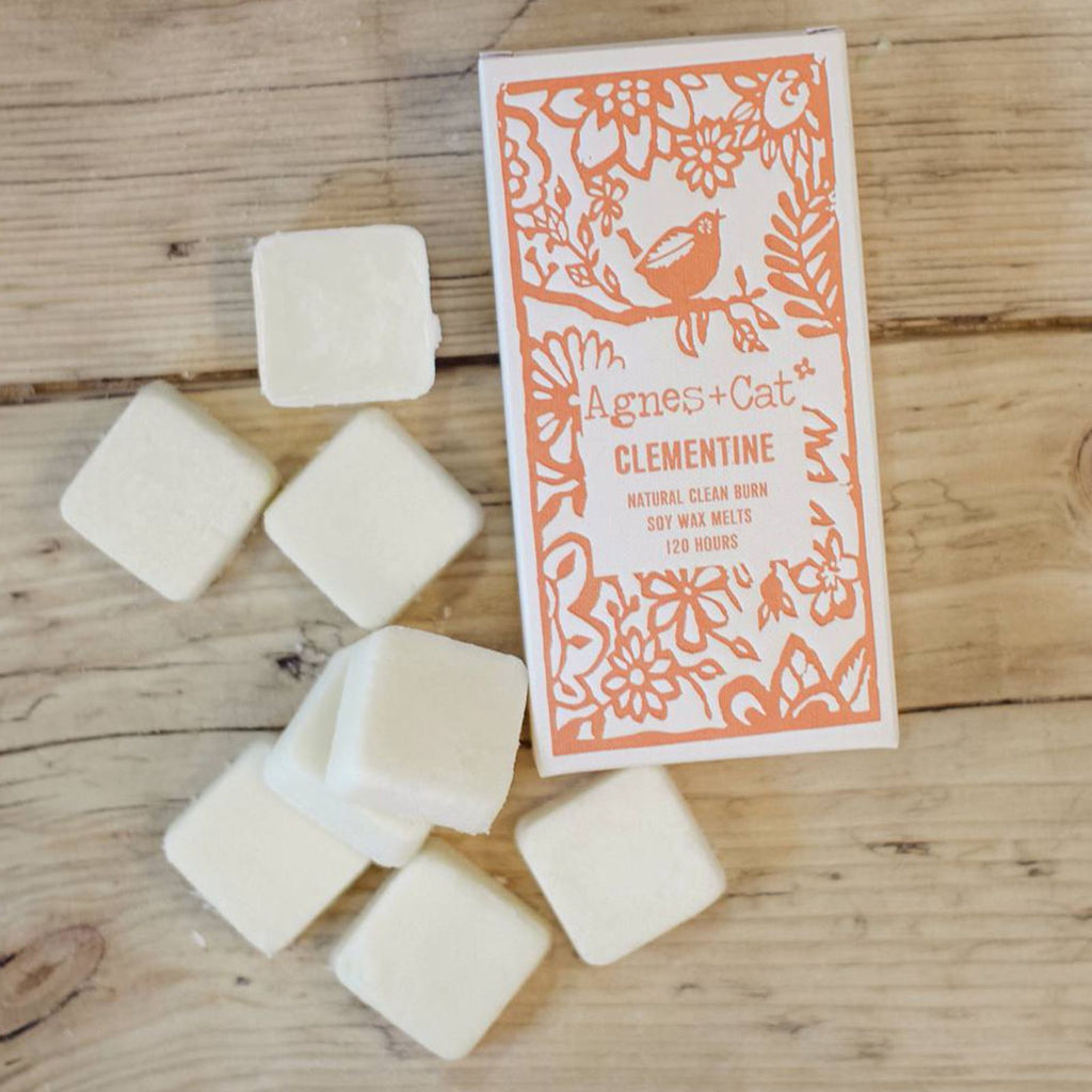 Agnes + Cat Schachtel mit 8 Wax Melts - Clementine