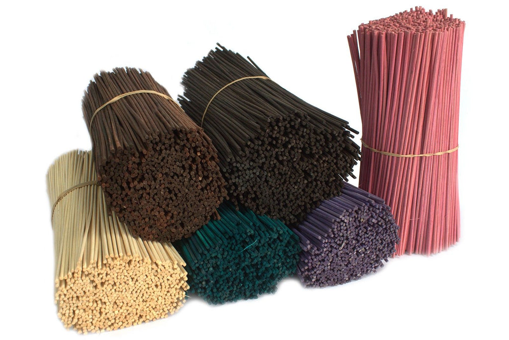 Schwarze Rattanstäbchen für Duftdiffusor – 25 cm x 3 mm – 500 g
