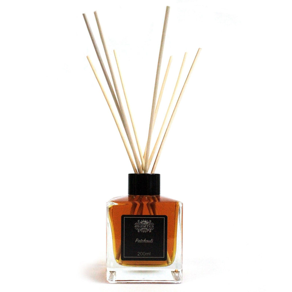 200ml Patchouli Raumduft Diffuser mit Holzstäbchen