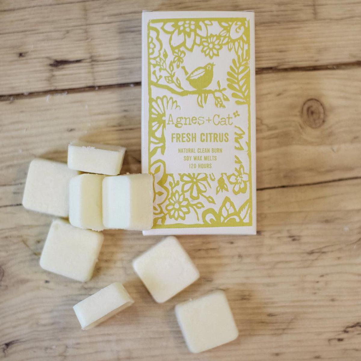 Agnes + Cat Schachtel mit 8 Wax Melts – Fresh Citrus