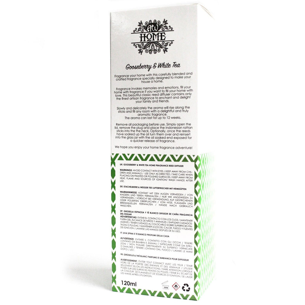 120ml Reed Diffuser – Stachelbeere & Weißer Tee