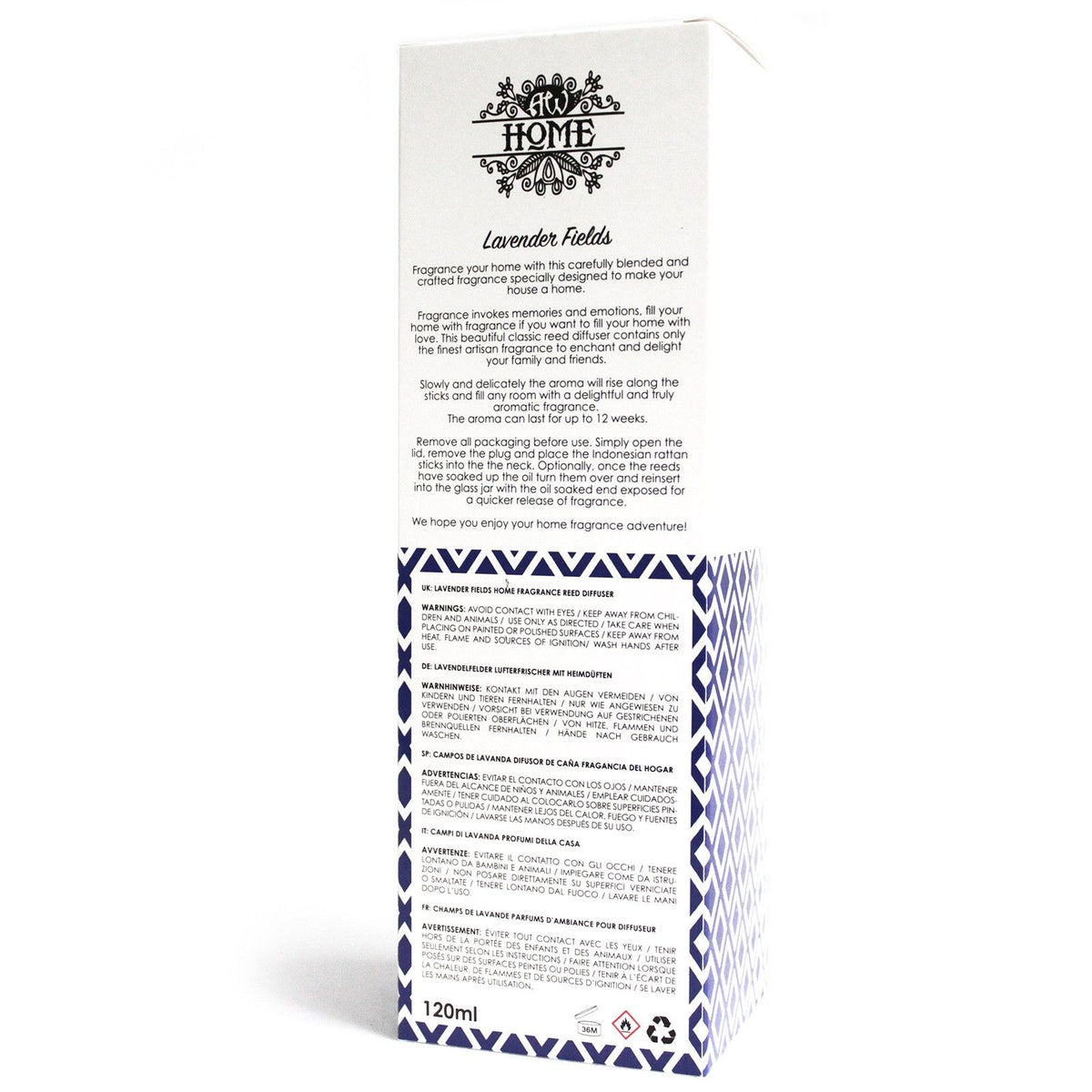 120ml Reed Diffuser – Lavendelfelder