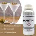 Martini Pure Fragrance Oil - 500ml - BLAKK Home Fragrance
