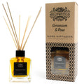 200ml Geranium & Rose Essential Oil Reed Diffuser - BLAKK Home Fragrance