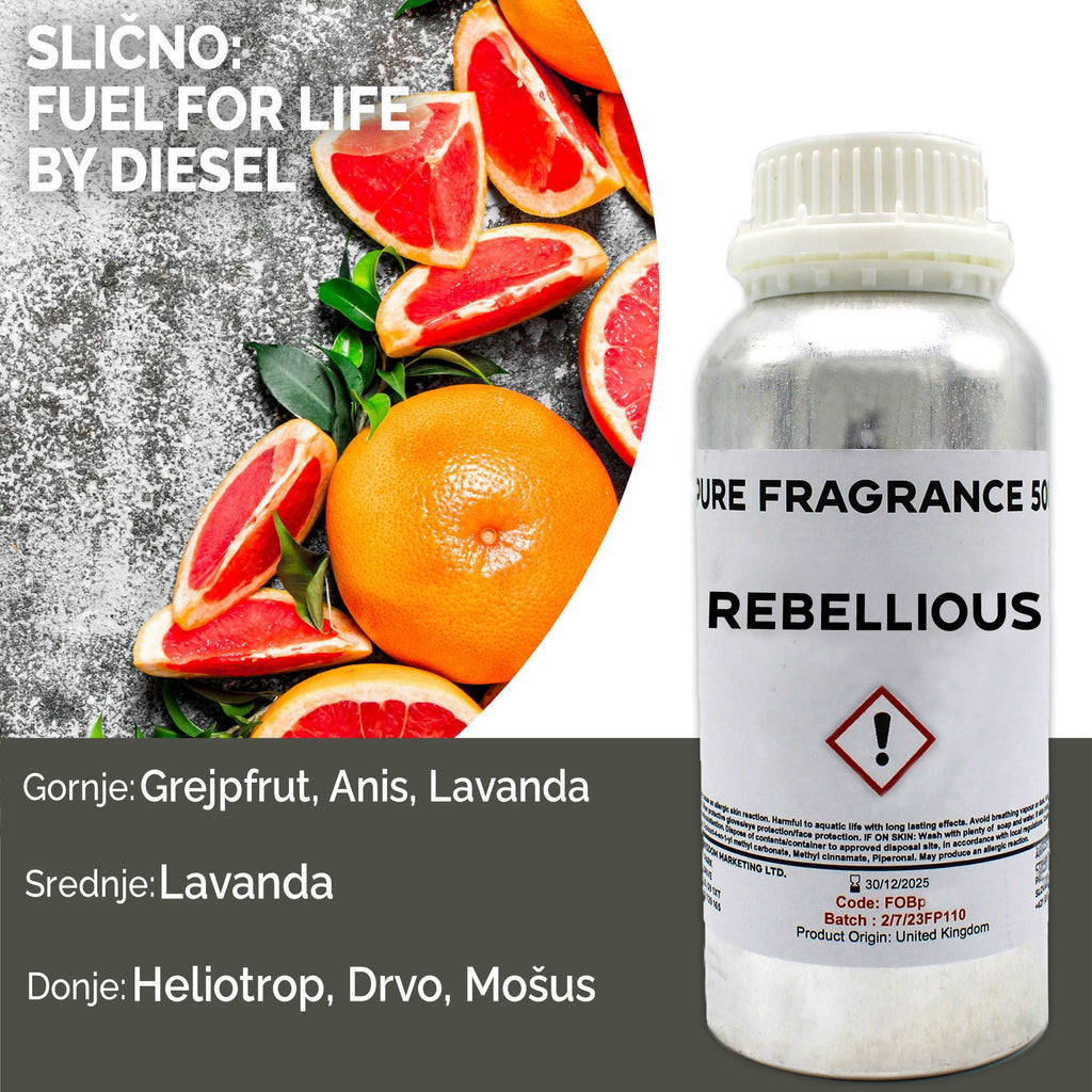 Rebellious Reines Duftöl – 500 ml