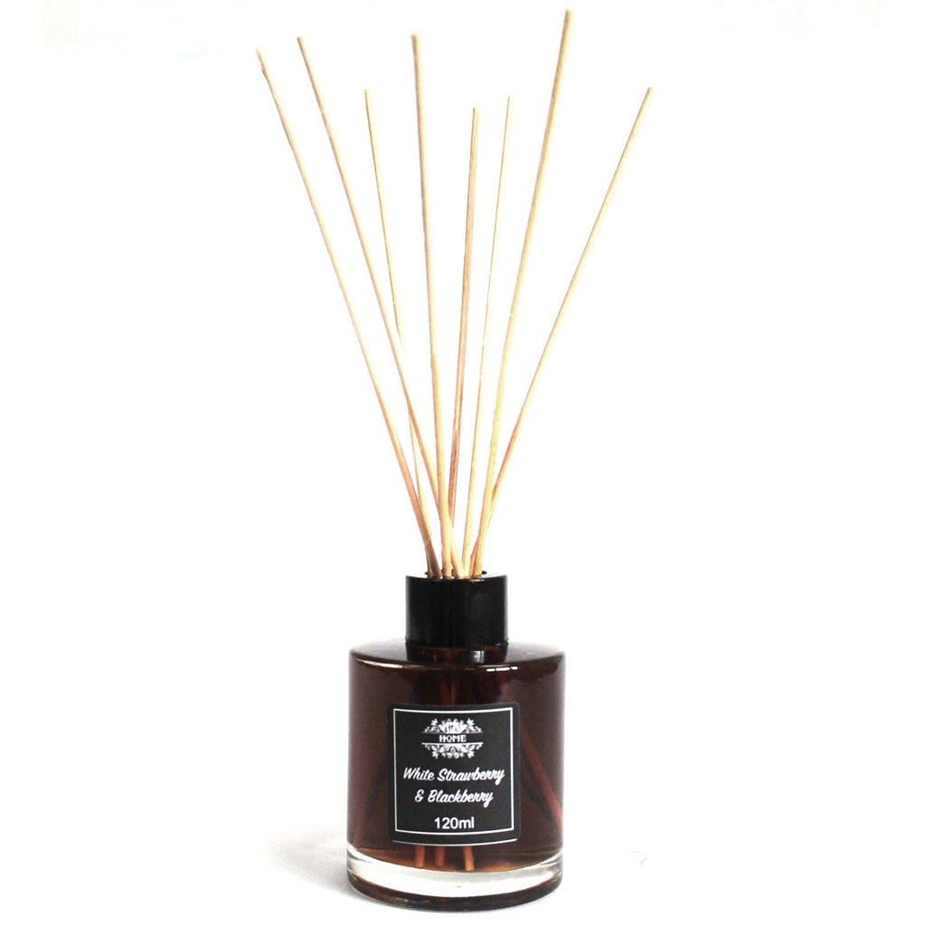 120 ml Raumduft-Diffusor mit Stäbchen – Weiße Erdbeere & Brombeere