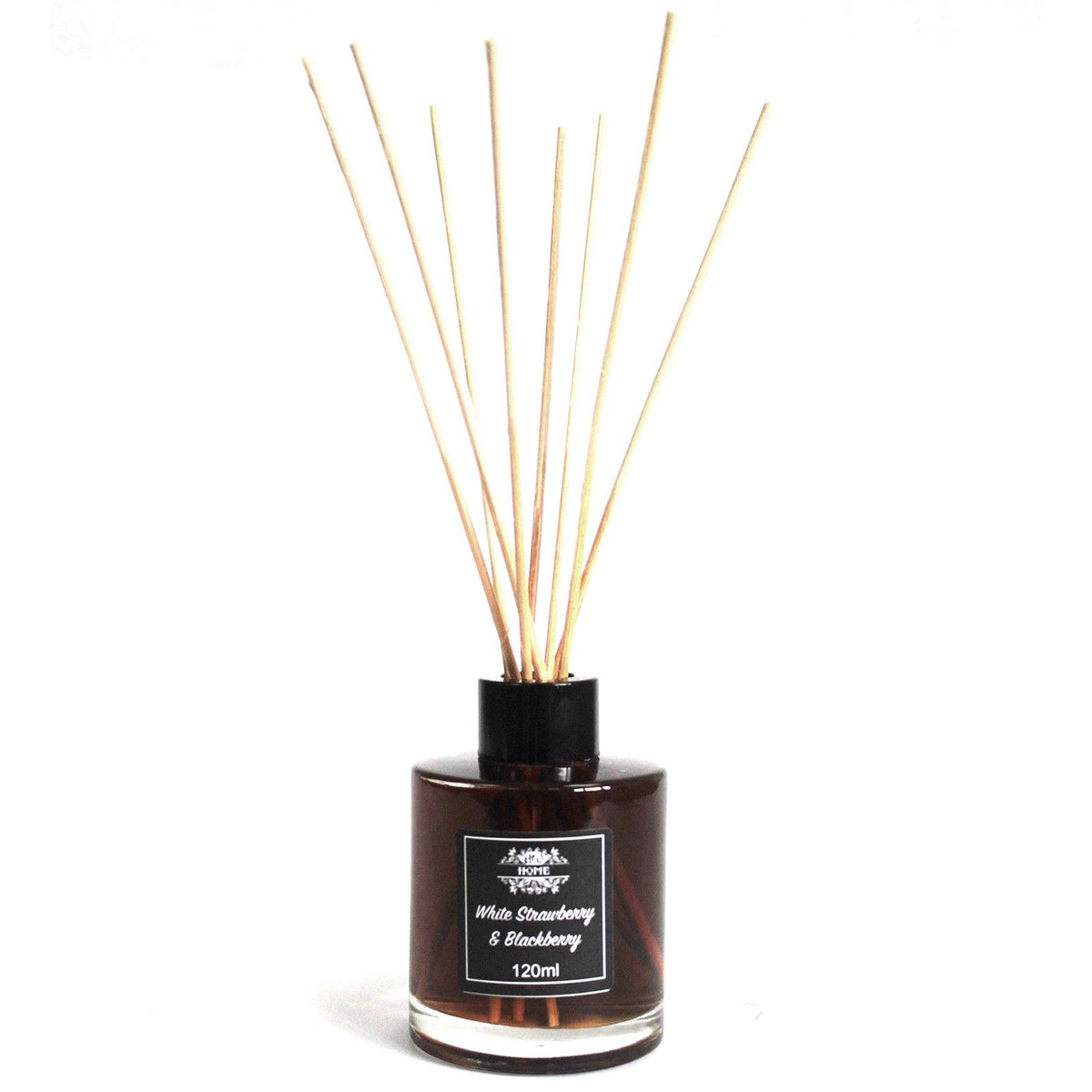 120 ml Raumduft-Diffusor mit Stäbchen – Weiße Erdbeere & Brombeere