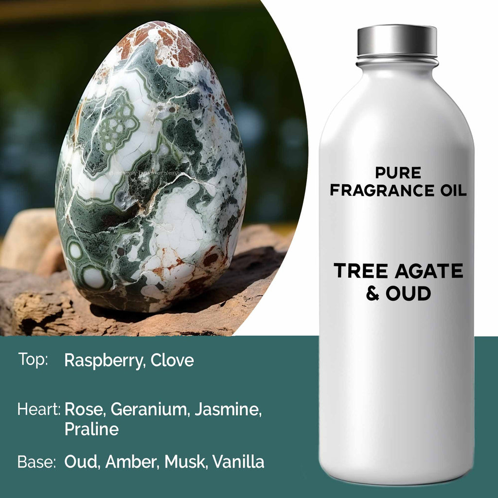 500ml (Pure) FO - Tree Agate & Oud - BLAKK Home Fragrance