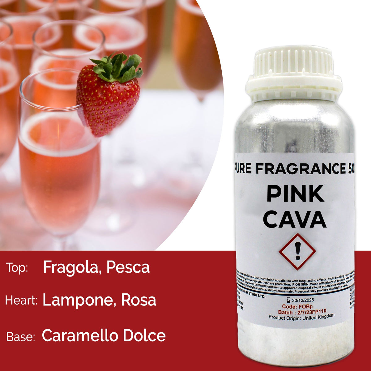 Pink Cava Reines Duftöl - 500ml