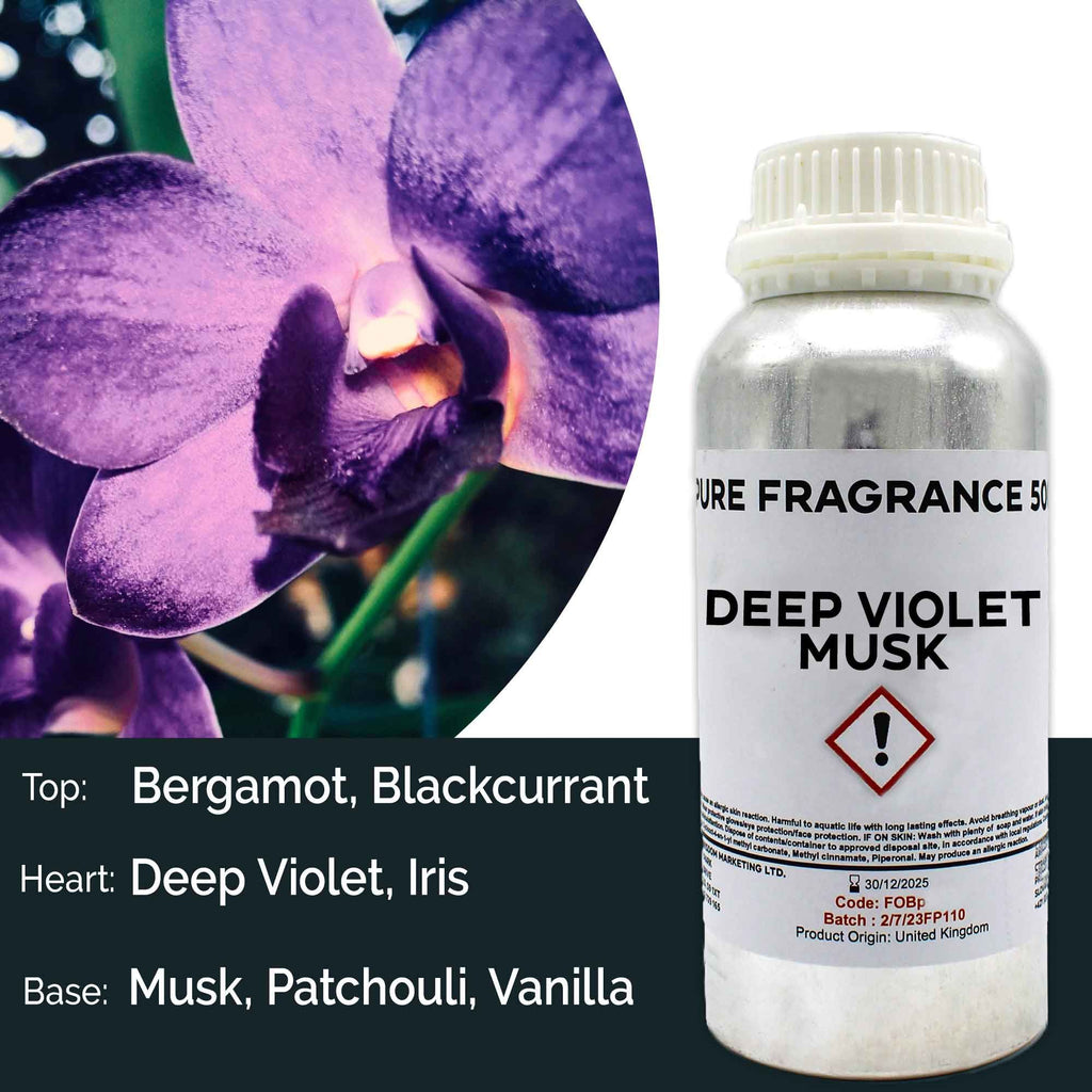 500ml (Pure) FO - Deep Violet Musk - BLAKK Home Fragrance