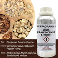 Gold, Frankincense & Myrrh Pure Fragrance Oil - 500ml - BLAKK Home Fragrance