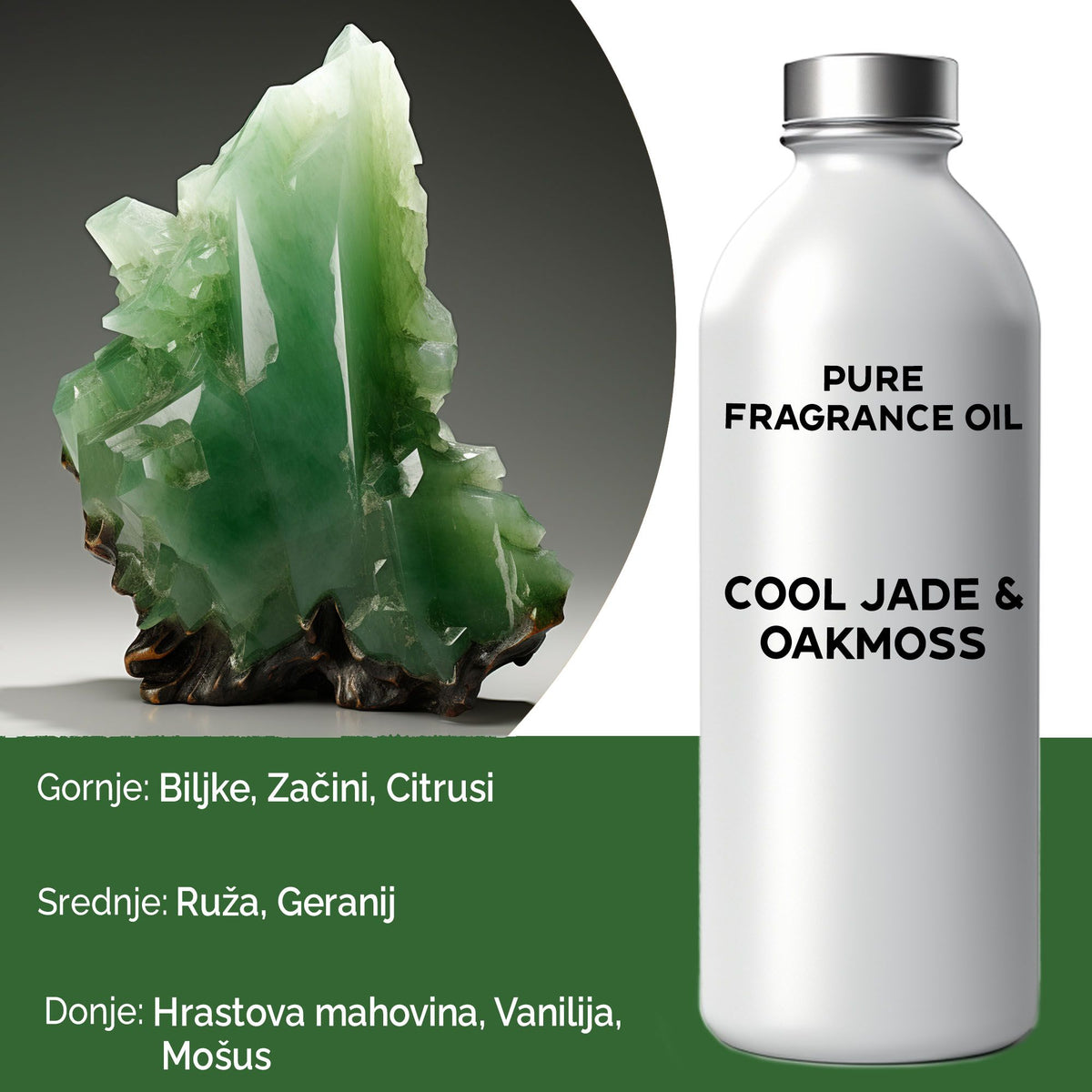500ml (Rein) FO - Kühle Jade & Eichenmoos