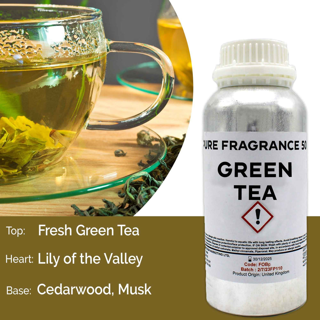 Green Tea Pure Fragrance Oil - 500ml - BLAKK Home Fragrance