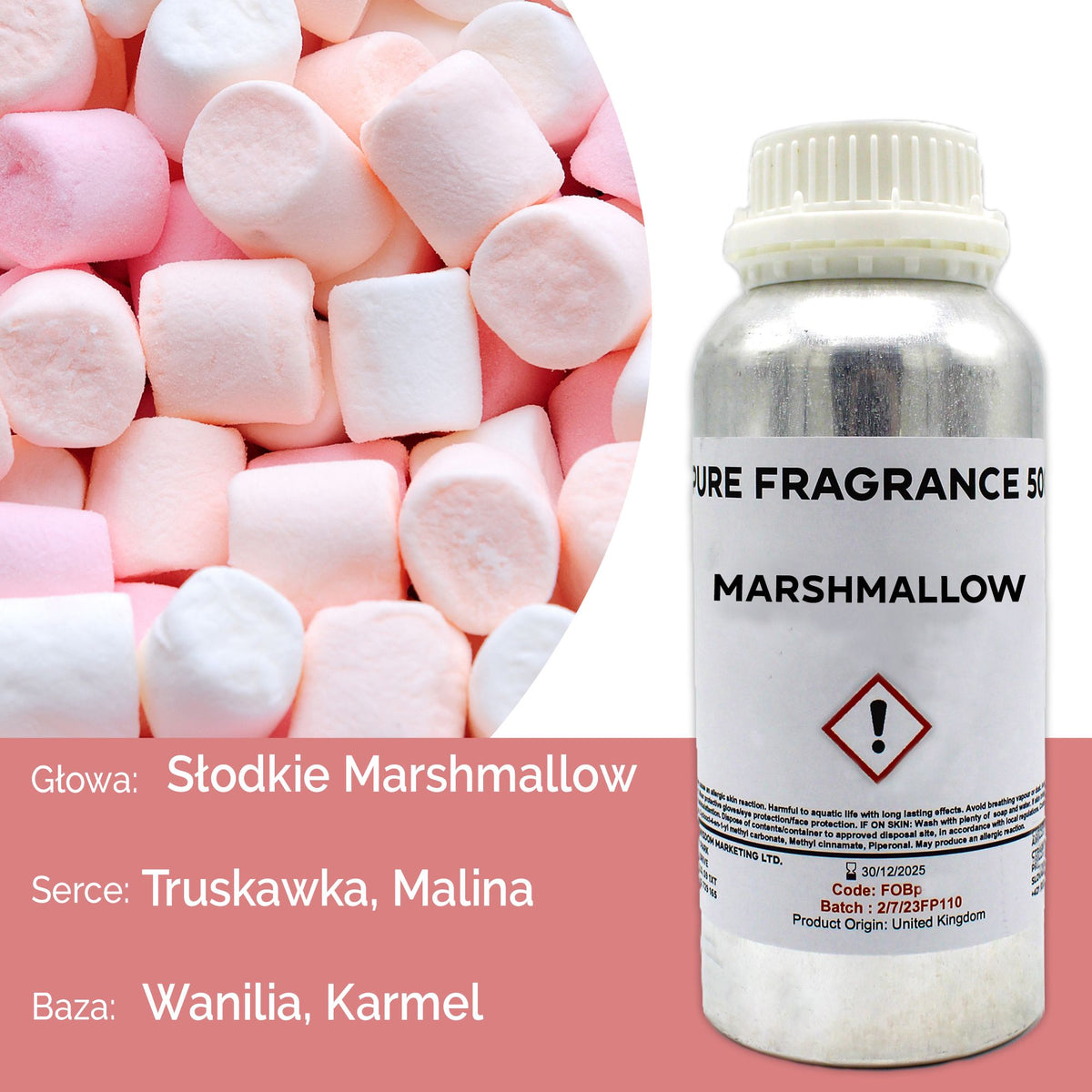 Marshmallow Reines Duftöl - 500ml