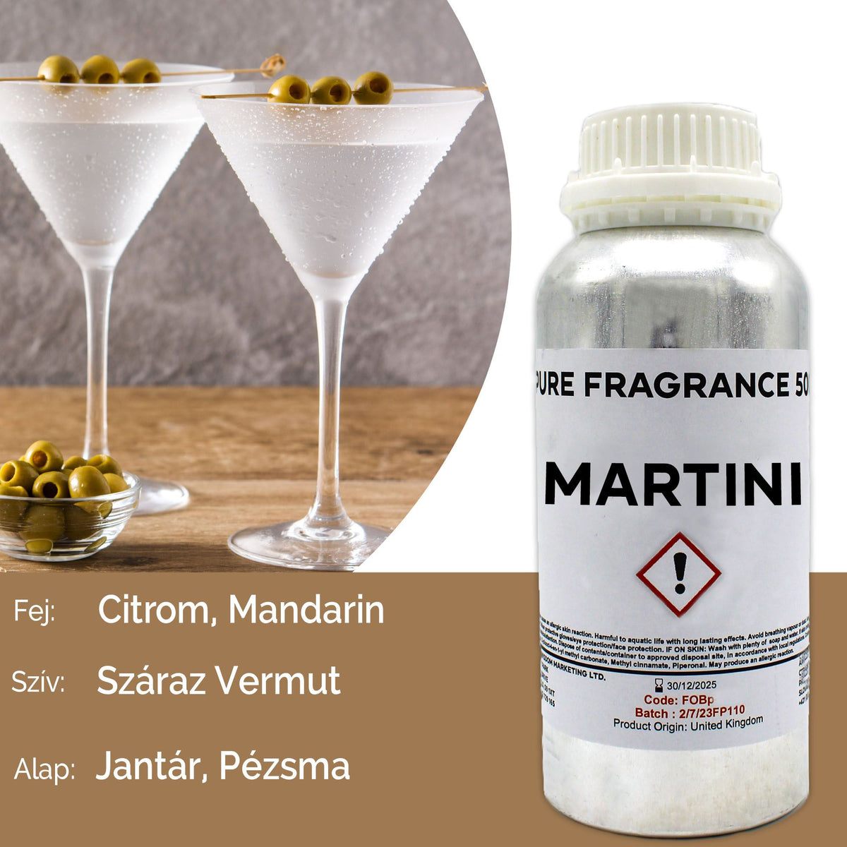 Martini Reines Duftöl - 500ml