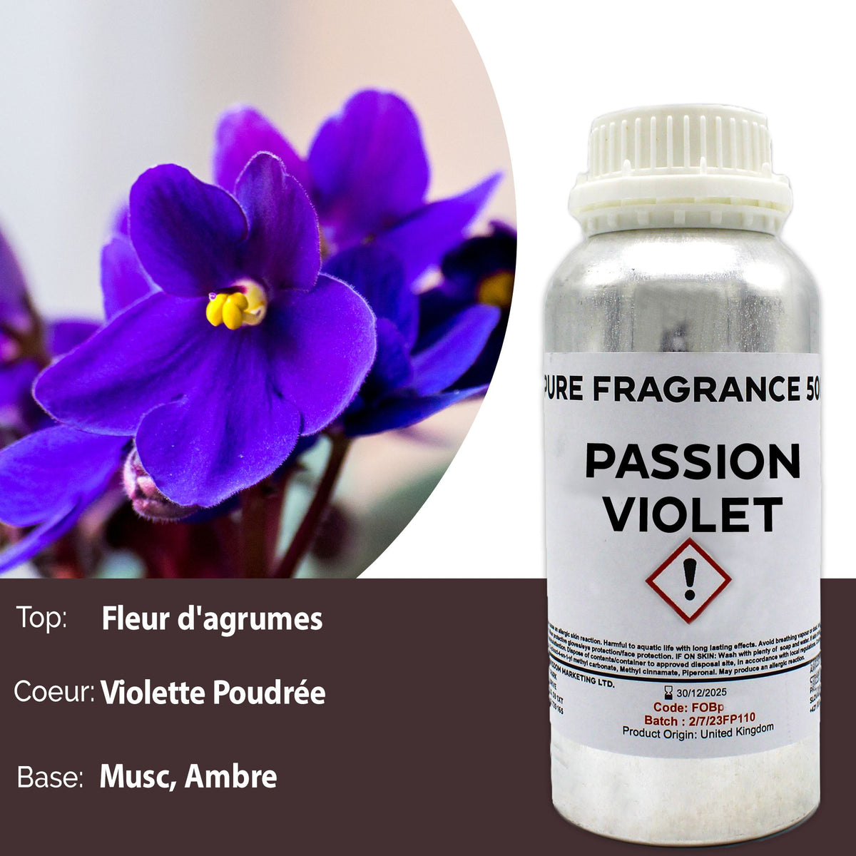 Passion Veilchen Reines Duftöl - 500ml