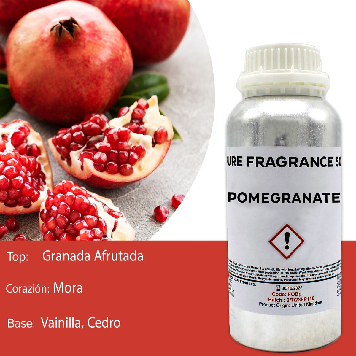 Granatapfel Reines Duftöl - 500ml