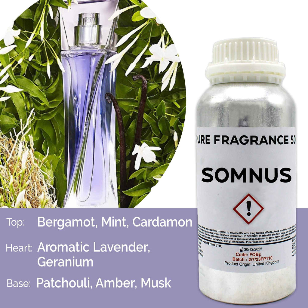 Somnus Pure Fragrance Oil - 500ml - BLAKK Home Fragrance
