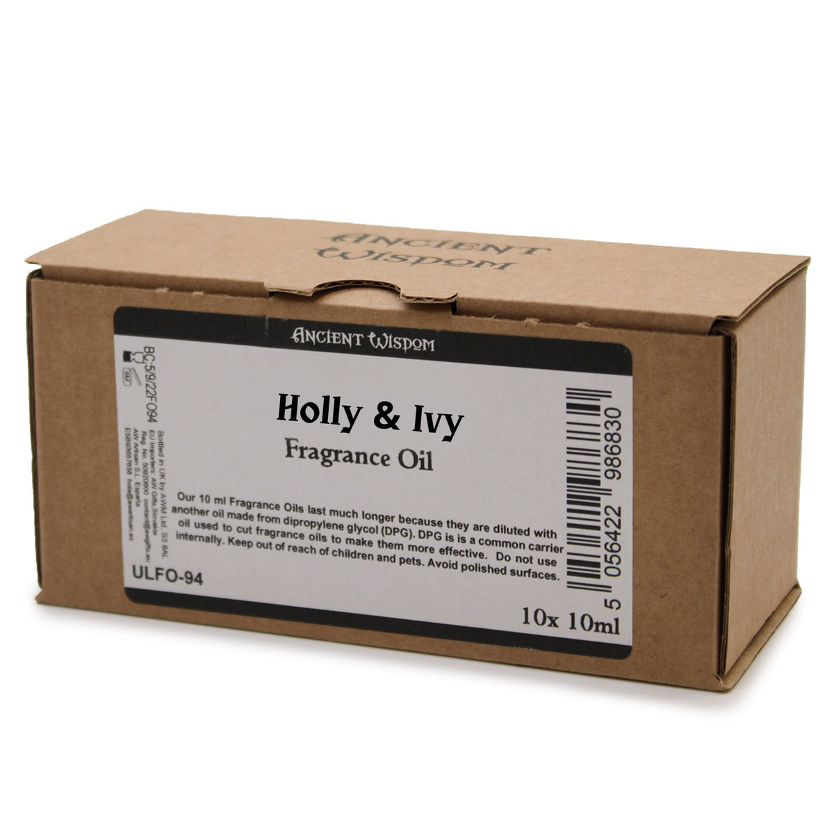 Holly & Ivy Fragrance Oil 10ml - BLAKK Home Fragrance