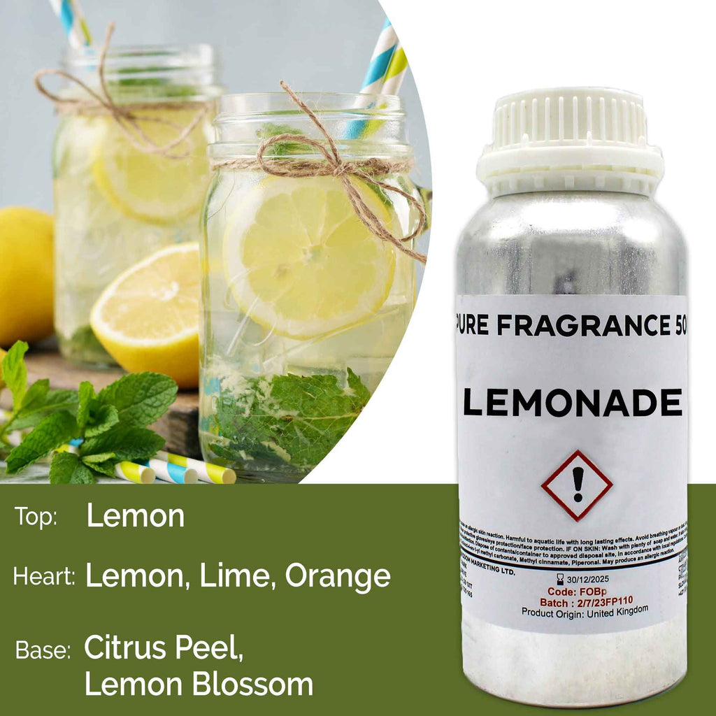 Lemonade Pure Fragrance Oil - 500ml - BLAKK Home Fragrance