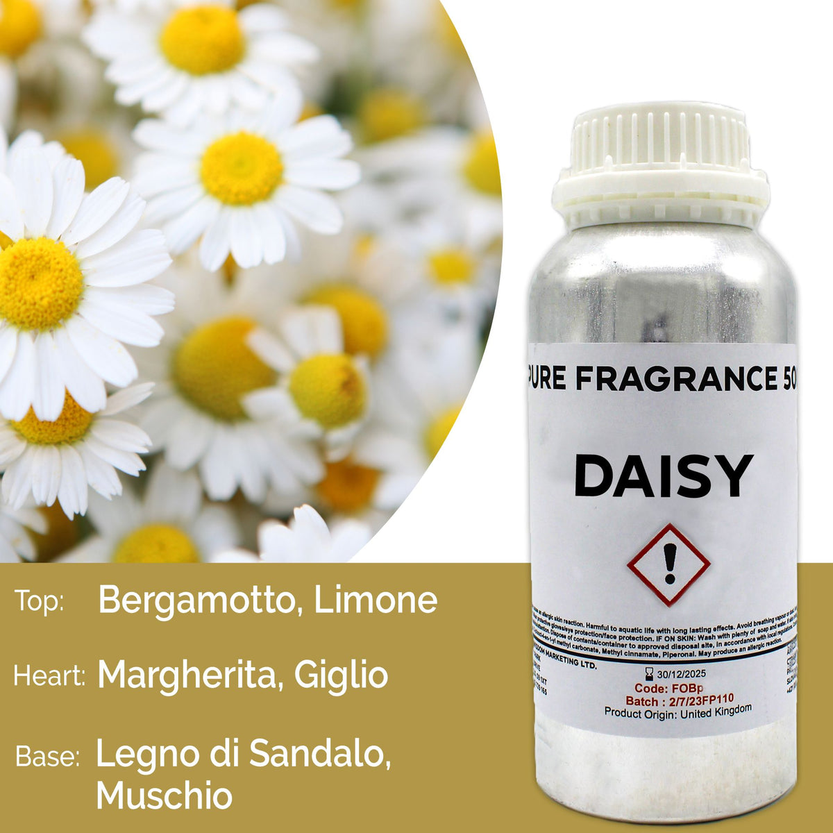Daisy Reines Duftöl - 500ml