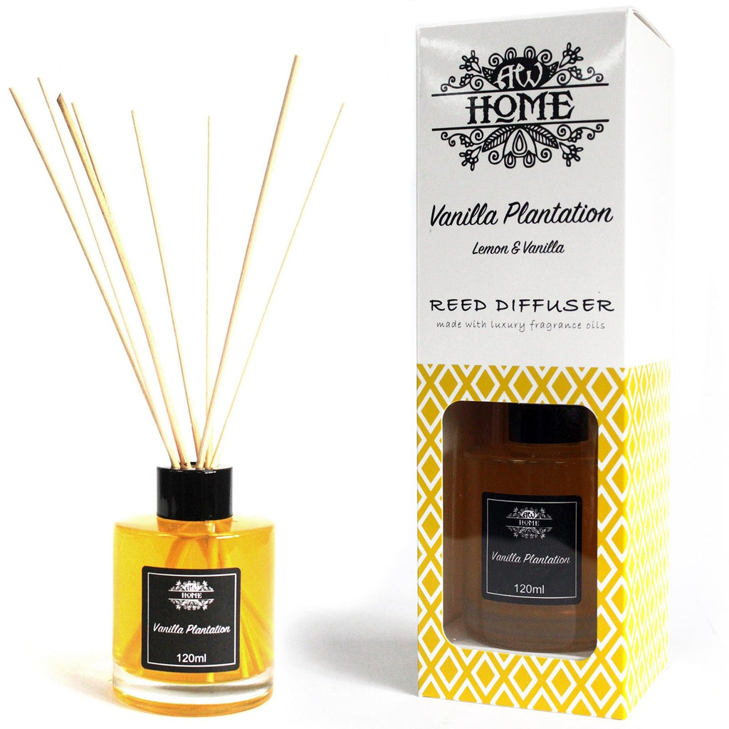 120ml Reed Diffuser - Vanilla Plantation - BLAKK Home Fragrance